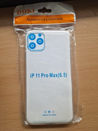 Custodia in silicone per iPhone 11 Pro Max nero