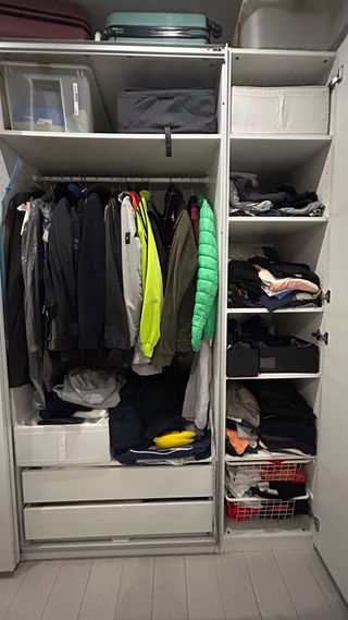 Armario vestidor blanco