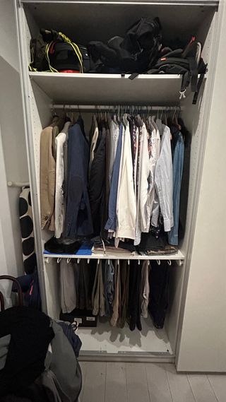 Armario vestidor blanco