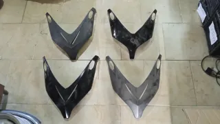 Plastiche Yamaha Tmax Nero Grigio