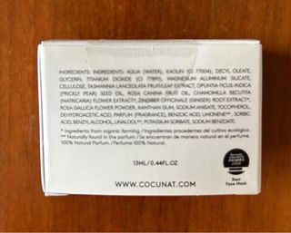 WONDERMASK Mascarilla COCUNAT Tamaño 13ml