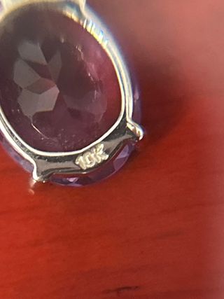 Pendientes oro blanco