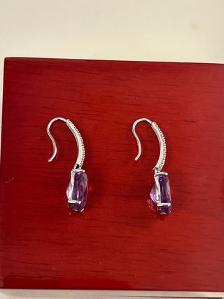 Pendientes oro blanco