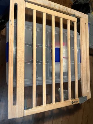 Barrera Seguridad Escalera Bebé Madera