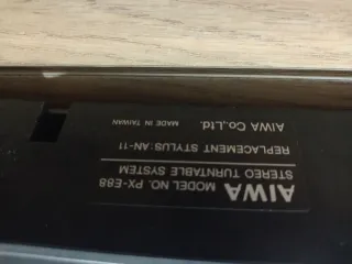 Tocadiscos Aiwa Negro