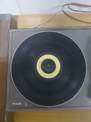 Giocatore di dischi Philips Stereo 400 Vintage anni '70