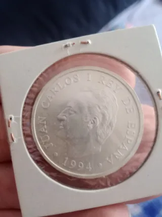 Moneda Plata 2000 PTAS España 1994 FMI