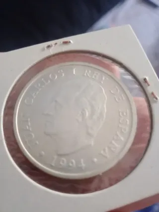 Moneda Plata 2000 PTAS España 1994 FMI