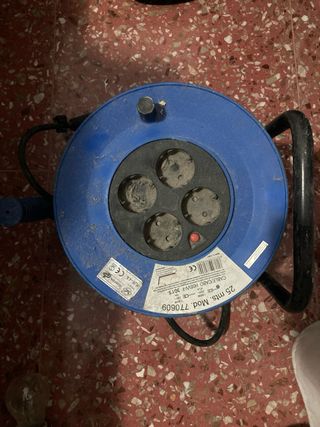 Alargador 25m 4 Enchufes