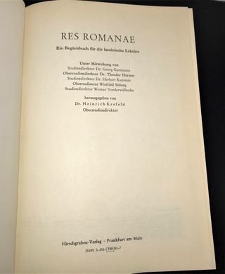 Res Romanae