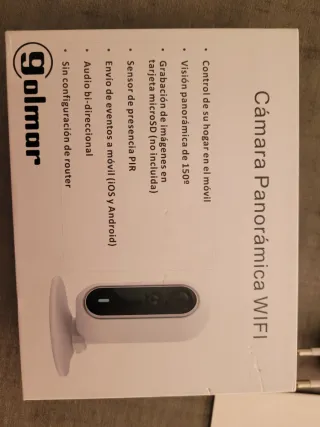 Cámara Wi-Fi Golmar Panorámica