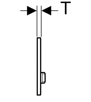 PLACA WC GEBERIT SIGMA 50 115.788.GH.2 DOBLE BOTÓN
