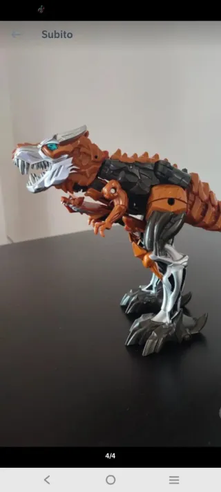 Robot Transformers Arancione e Argento