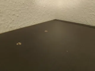 Estanterías o librería de madera negras