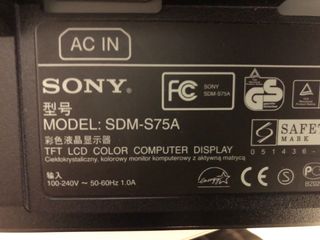 Monitor Sony HD 15