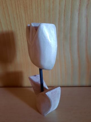 Tulipano decorativo in legno
