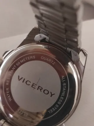 Reloj Viceroy Moments Negro y Plateado
