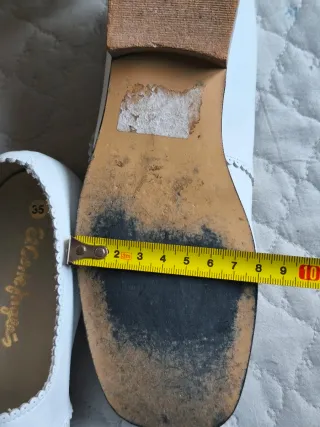 Merceditas piel El Corte Inglés Talla 35