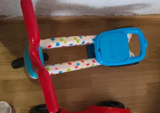 Bicicleta infantil con estrellas