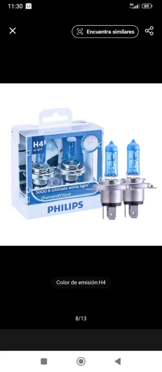 Philips H4 DiamondVision 5000K