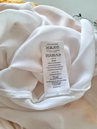 Vestido Michael Kors Amarillo Encaje