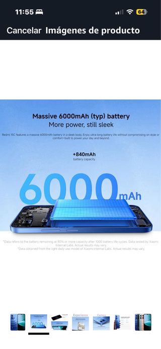 Xiaomi Redmi 15C 256GB 8GB RAM Nuevo