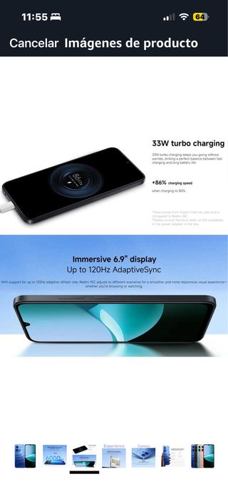 Xiaomi Redmi 15C 256GB 8GB RAM Nuevo