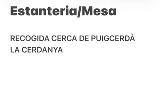 Mesa trabajo y estanteria BROR hierro/madera