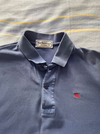 Camisa Polo Caballero Burberry Azul