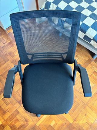 Silla de oficina estudio negra nueva