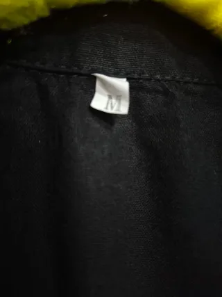 Vestido camisero negro talla M