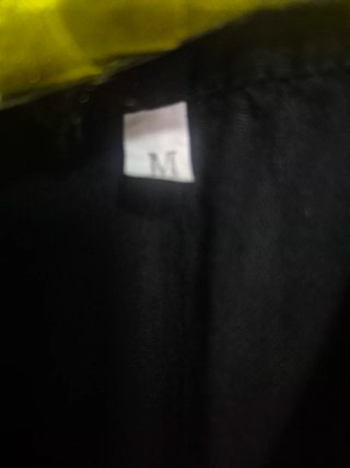 Vestido camisero negro talla M