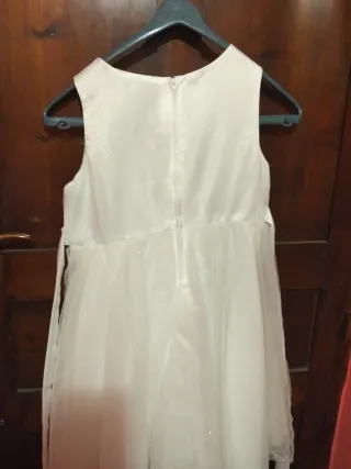 Vestido de ceremonia blanco niña