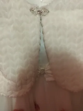 Vestido de ceremonia blanco niña