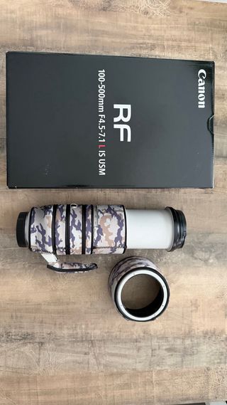 Canon RF 100-500 L IS USM – Estado impecable