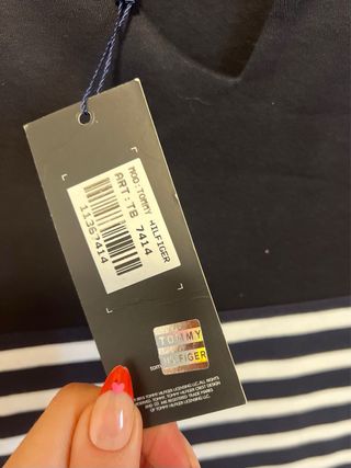 Vestido Tommy Hilfiger Rayas Azul Marino