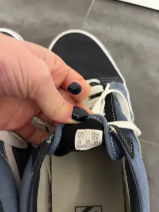 Vans Old Skool Zapatillas Azul y Negro