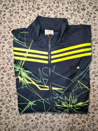 Chaqueta Vintage Adidas Azul y Verde