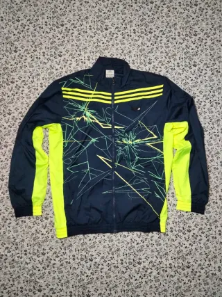 Chaqueta Vintage Adidas Azul y Verde