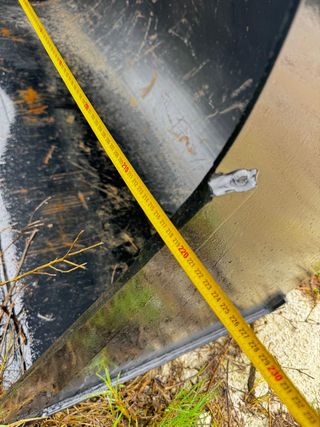 Cazo Excavadora Negro