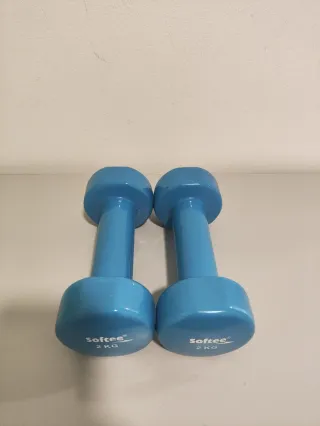 Lote 2 Pesas Verdes 1kg Lote 2 Pesas Azules 2kg