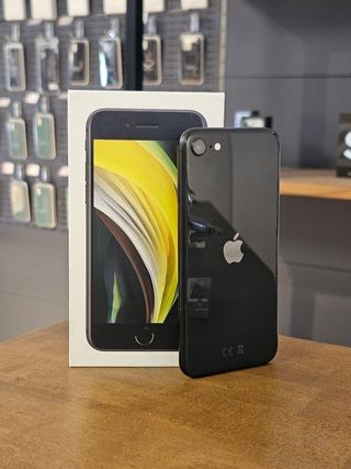 IPHONE SE 2020 128GB NEGRO BATE. 100%