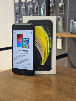 IPHONE SE 2020 128GB NEGRO BATE. 100%