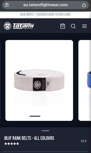 Cinturón BJJ IBJJF ( brazilian jiu jitsu )