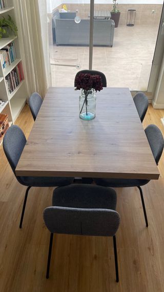 Juego de 6 sillas grises (KARLPETTER, SKALSTA)