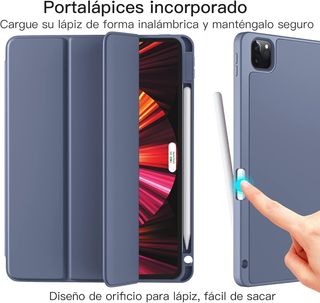 Cover magnetica iPad Blu