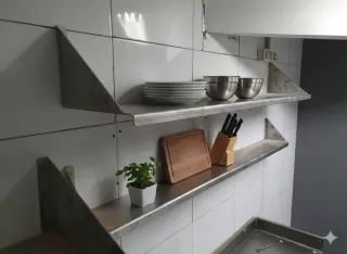 Estanterías a medida inox/aluminio/acero