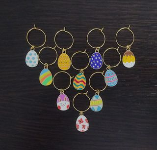 10 Marcadores Copos Páscoa Ovos