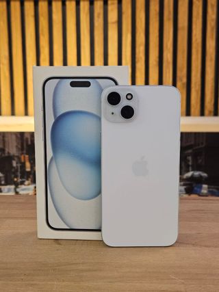 IPHONE 15 PLUS 256GB AZUL 100% BATERIA