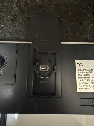 Báscula Soehnle de vidrio